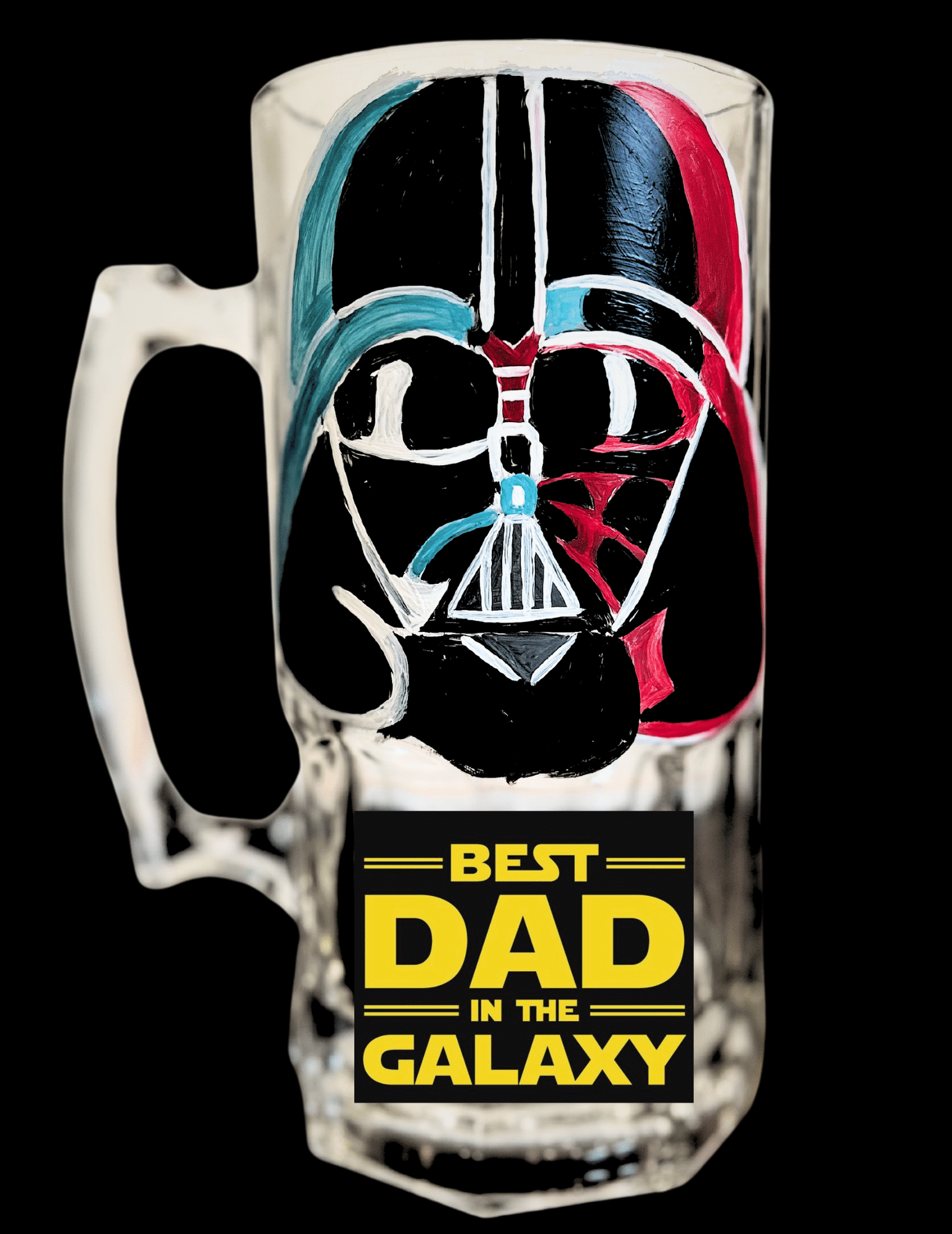 best dad in the galaxy - beer mug painting - Summer Paint and Sip Events NorCal - San Diego