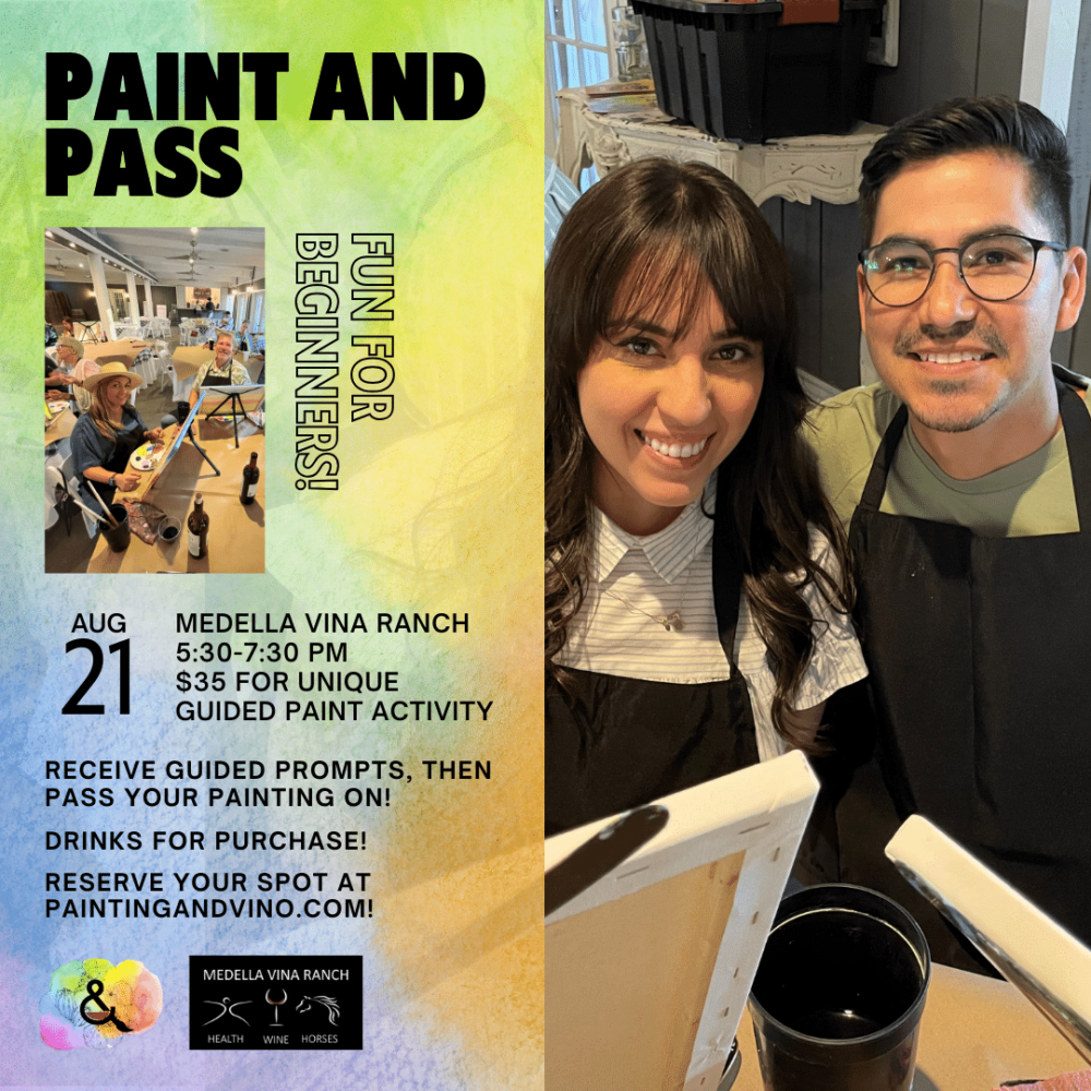 Immerse yourself in a world of creativity and fun at our paint and pass class. Whether you're on a date, with family or friends, or even as a couple, this indoor activity promises to be memorable. Let your artistic side shine as you paint away the stress of the day in a relaxed and social setting. Join us for a creative experience like no other!