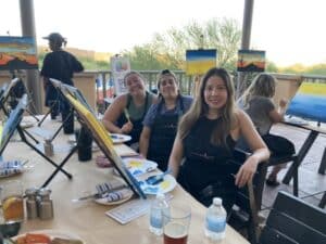 Immerse yourself in a world of creativity and fun at our paint and sip fundraiser. Whether you paint and sip're on a date, with family or friends, or even as a couple, this class promises to be memorable. Let your artistic side shine as you paint away the stress of the day in a relaxed and social setting. Join us for a creative experience like no other!