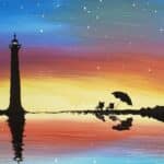 Mesmerizing Sunset paint and sip