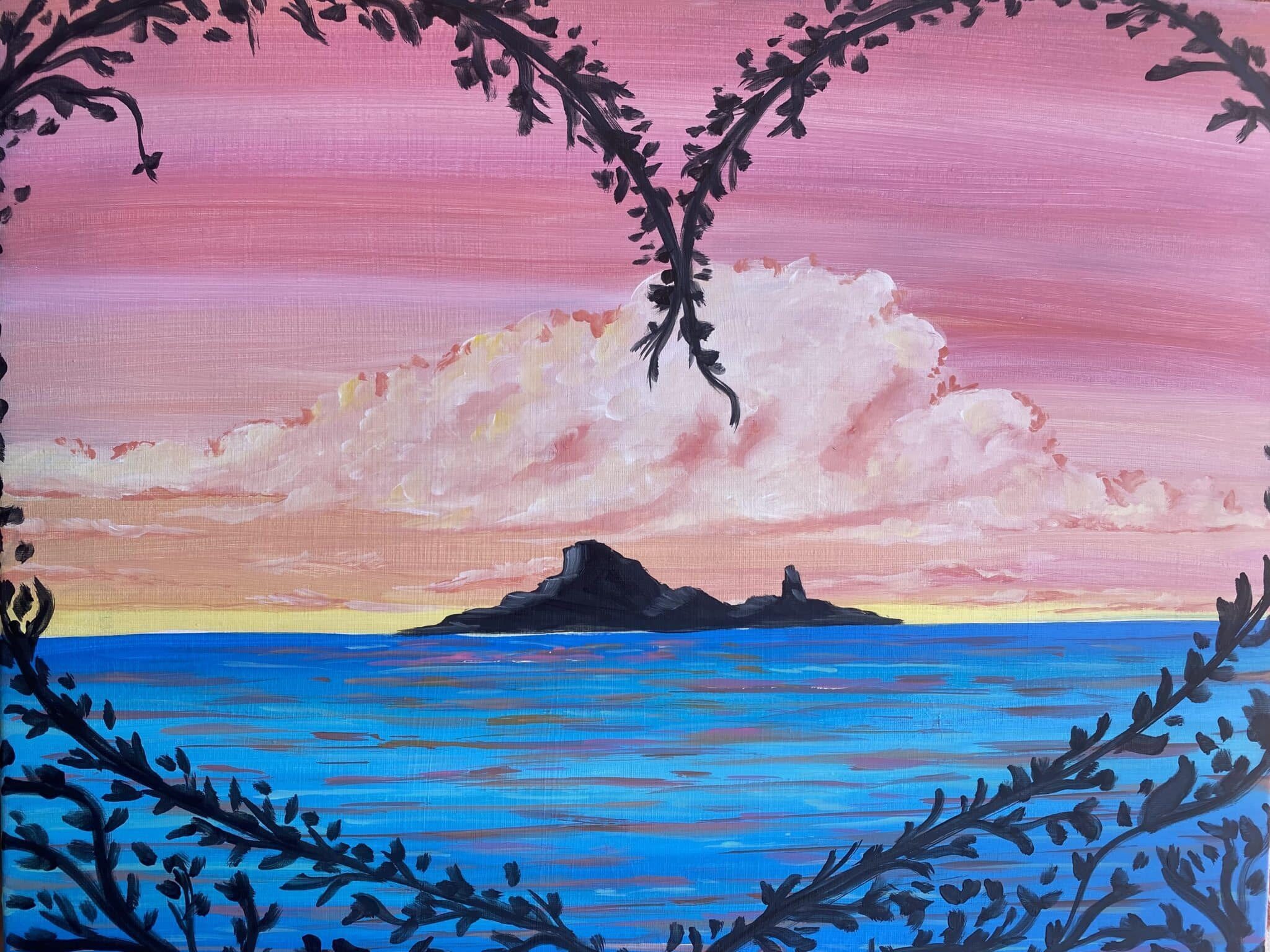 summer love paint night