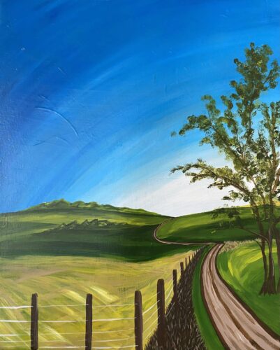 Country Road Paint and Sip Painting Painting Event with Painting and Vino Sacramento