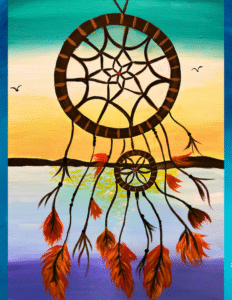 Image of painting called Dream Catcher Paint and Sip