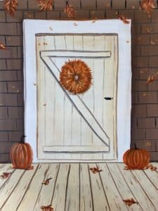 Image of painting called Harvest Wreath- Paint and Wine Night