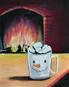 Image of painting called Hot Coco- Paint and Sip at Taproom North Park