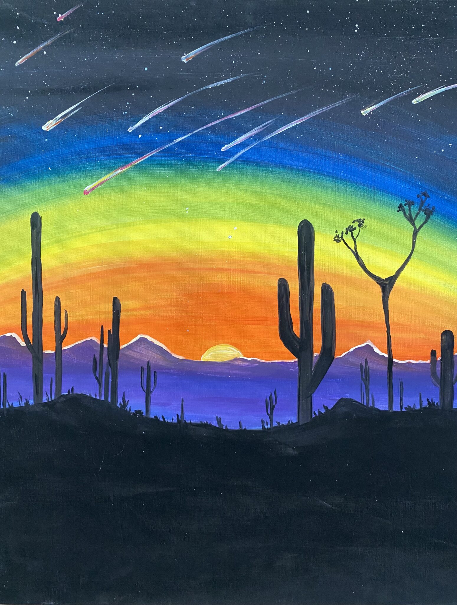 desert nights paint and sip