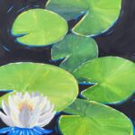 water lilies paint and sip