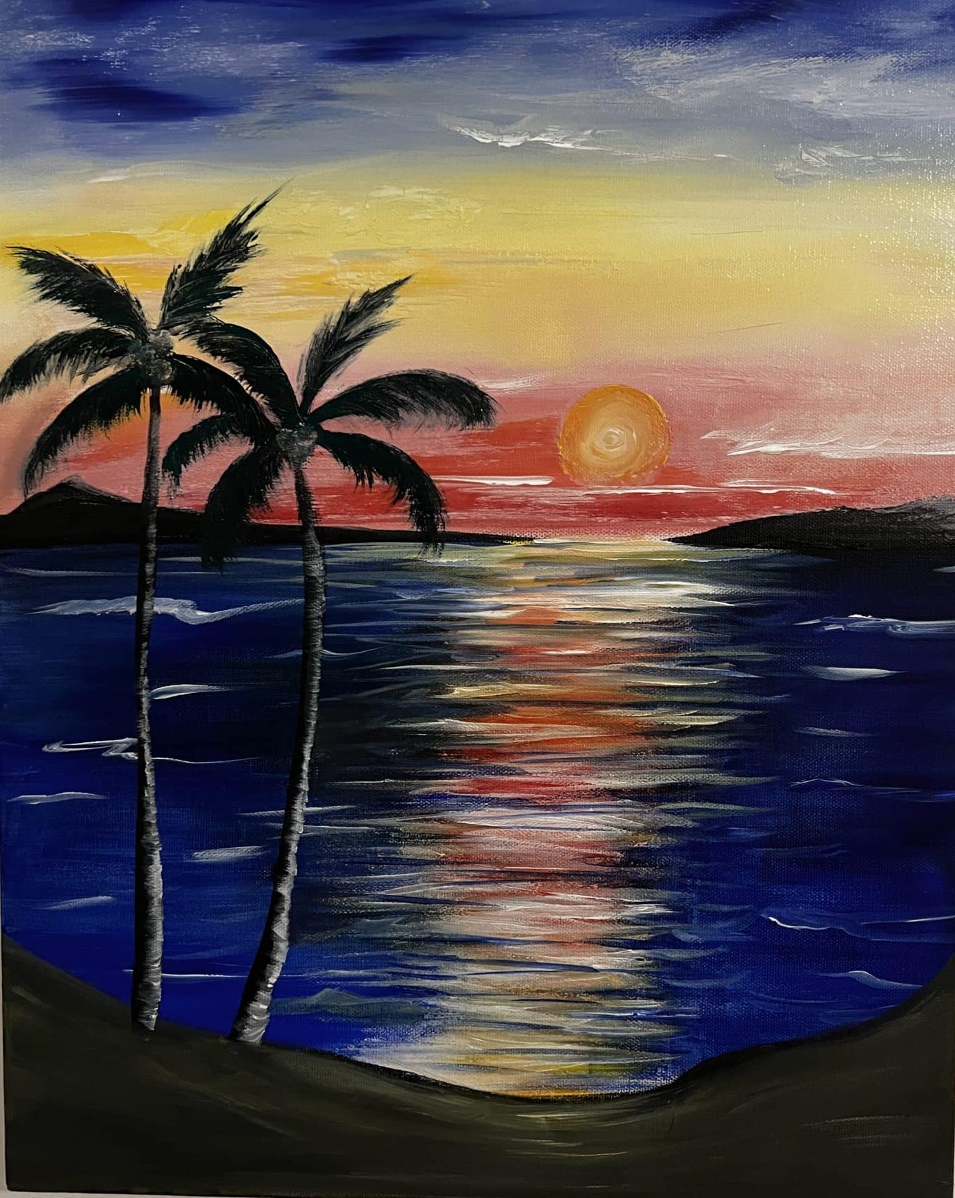 Island Sunset Paint and Sip