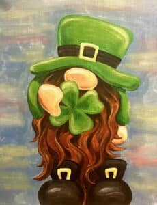 Image of painting called "Luck of the Irish" St. Patrick's Day Paint and Sip