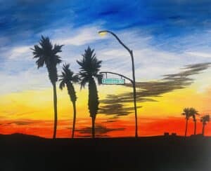 Image of painting called Sunset Blvd - Paint and Sip