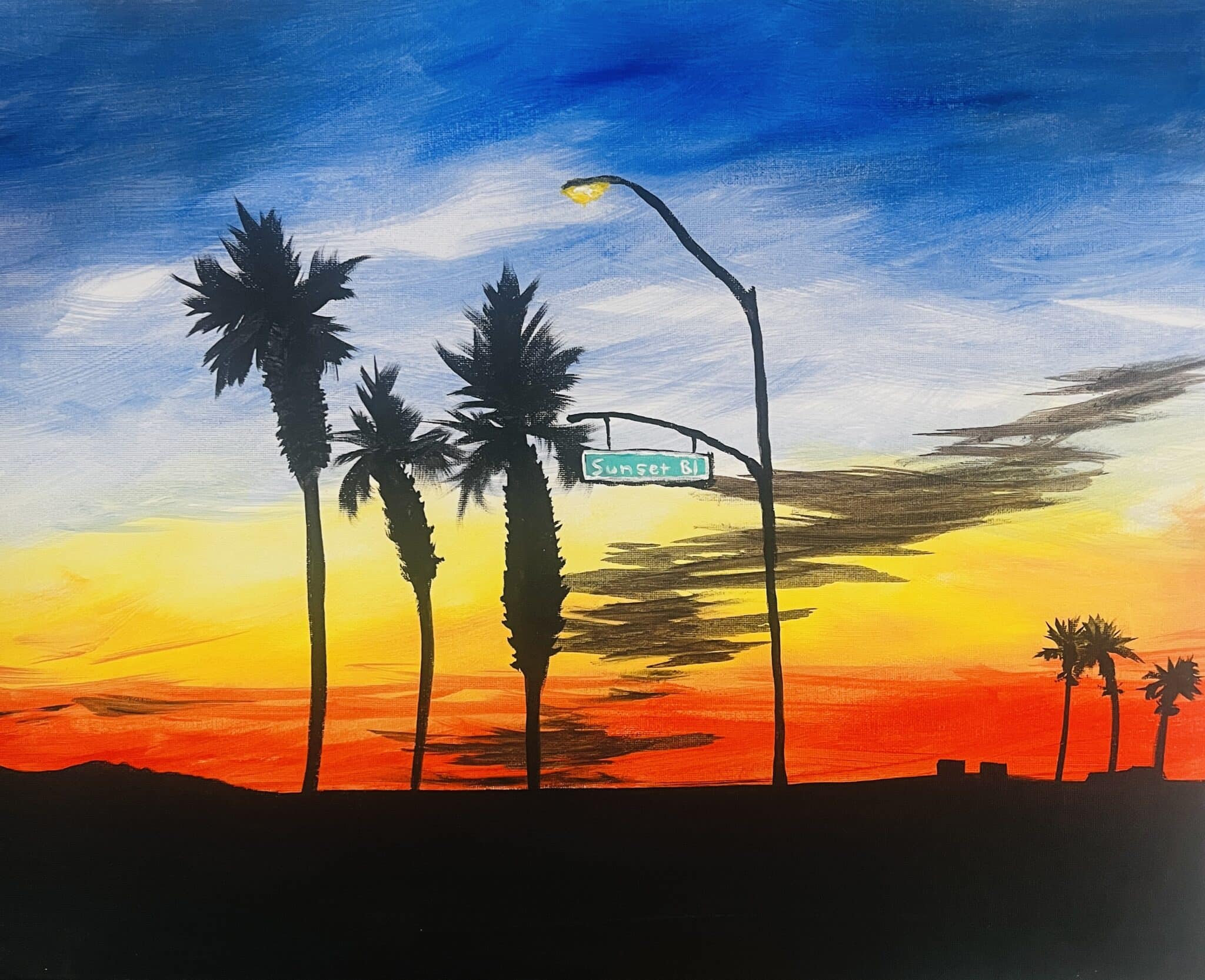 Sunset Blvd Painting