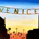 Venice Beach views paint and pint