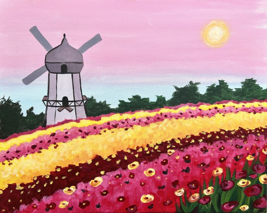 Carlsbad Flower Fields - Paint and Sip