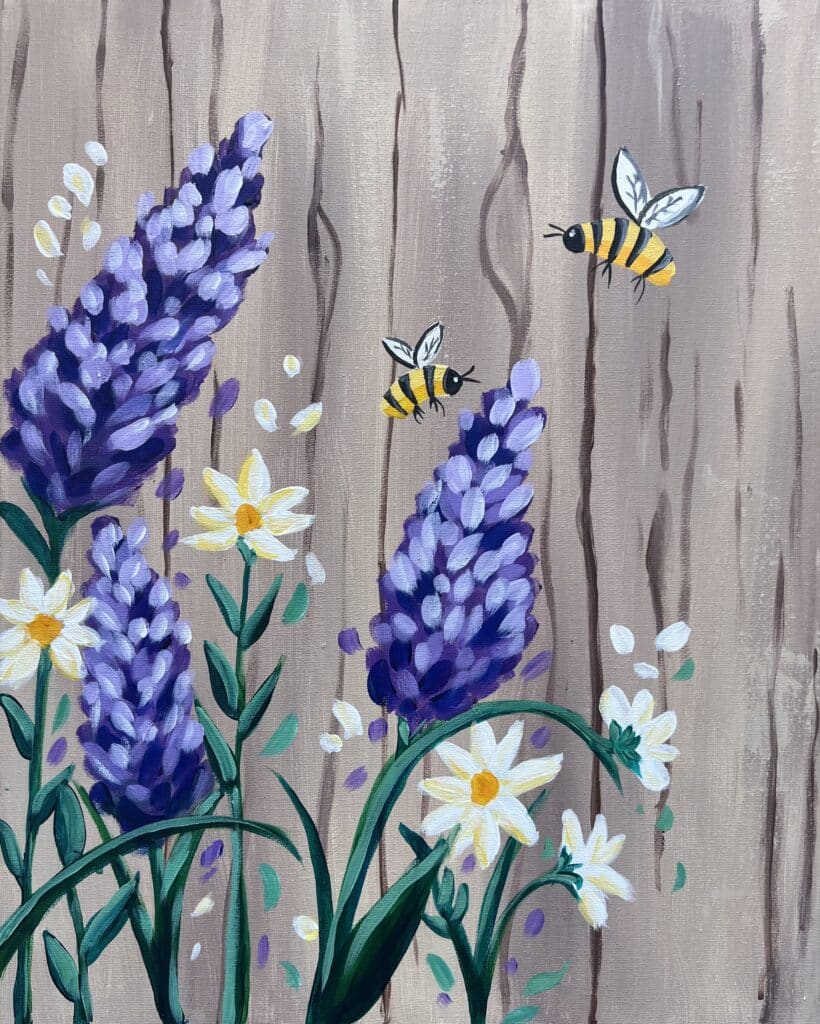 Country Lilacs Paint and SIp Carlsbad