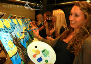 Paint and sip event