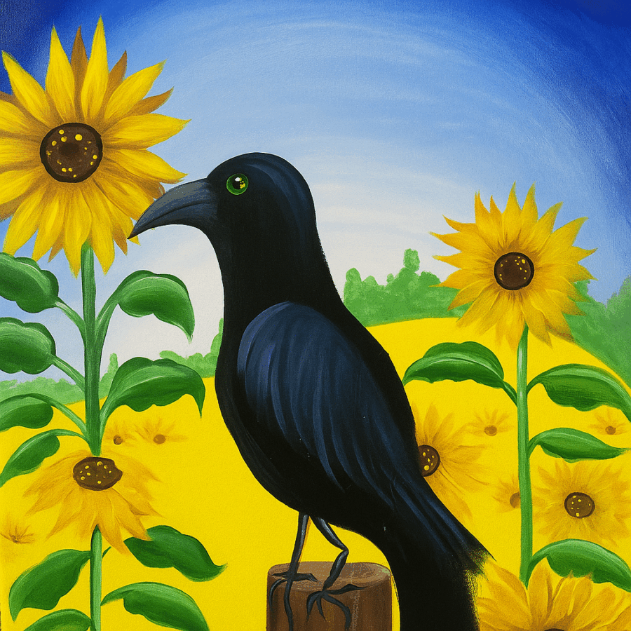 Lucky Crow Paint and Sip at Zerai’s