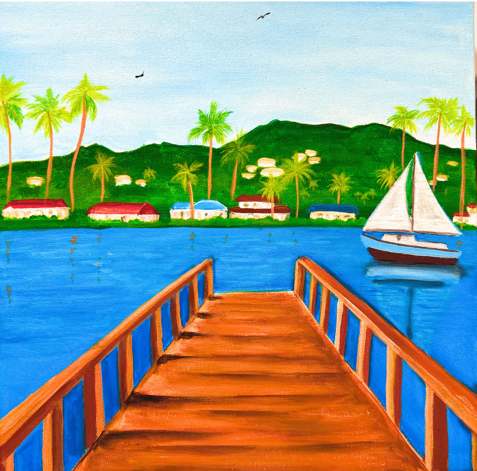 Lakeside Oasis – A Relaxing Paint and Sip Night