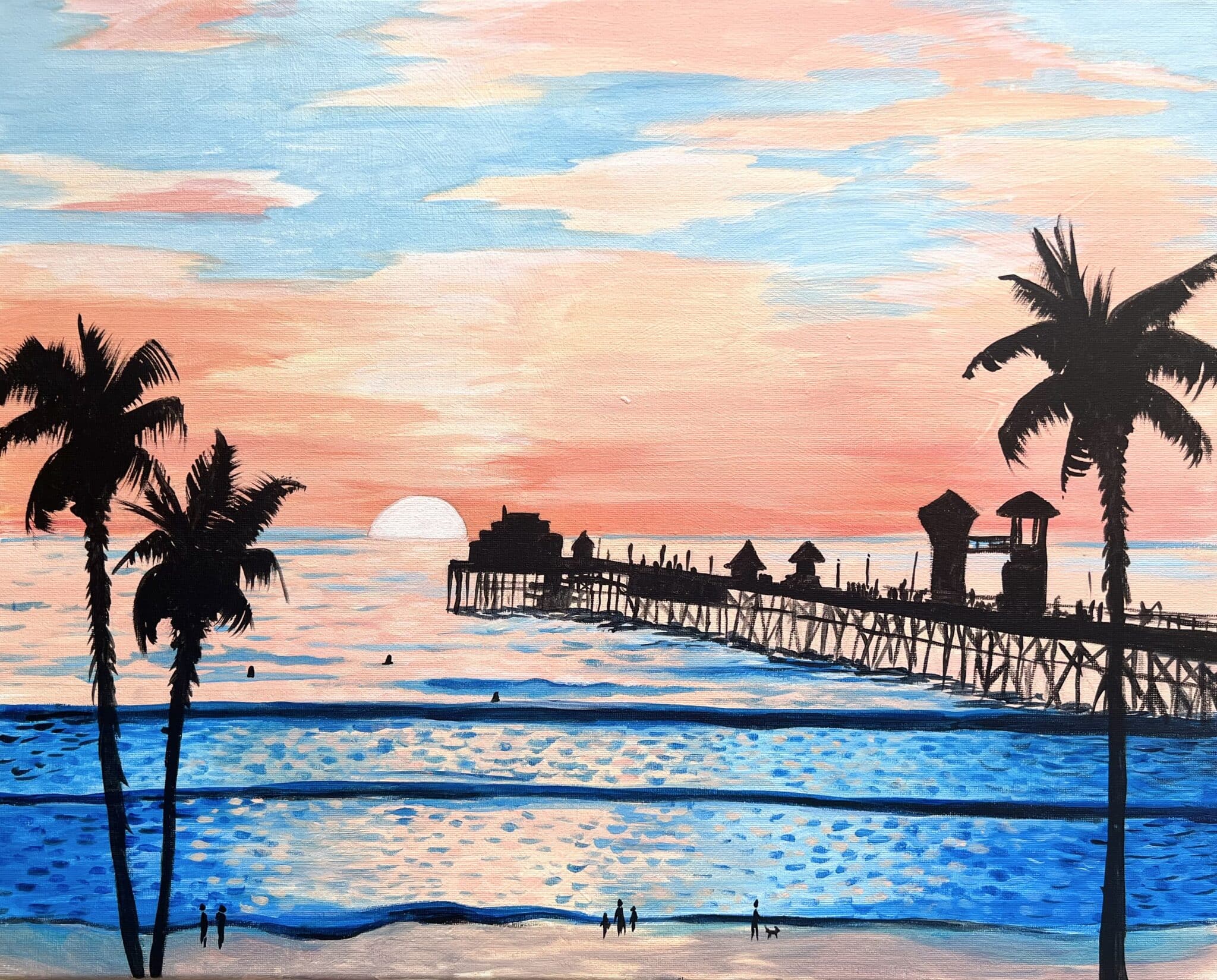 Sunset Pier – Paint and Sip – Oceanside