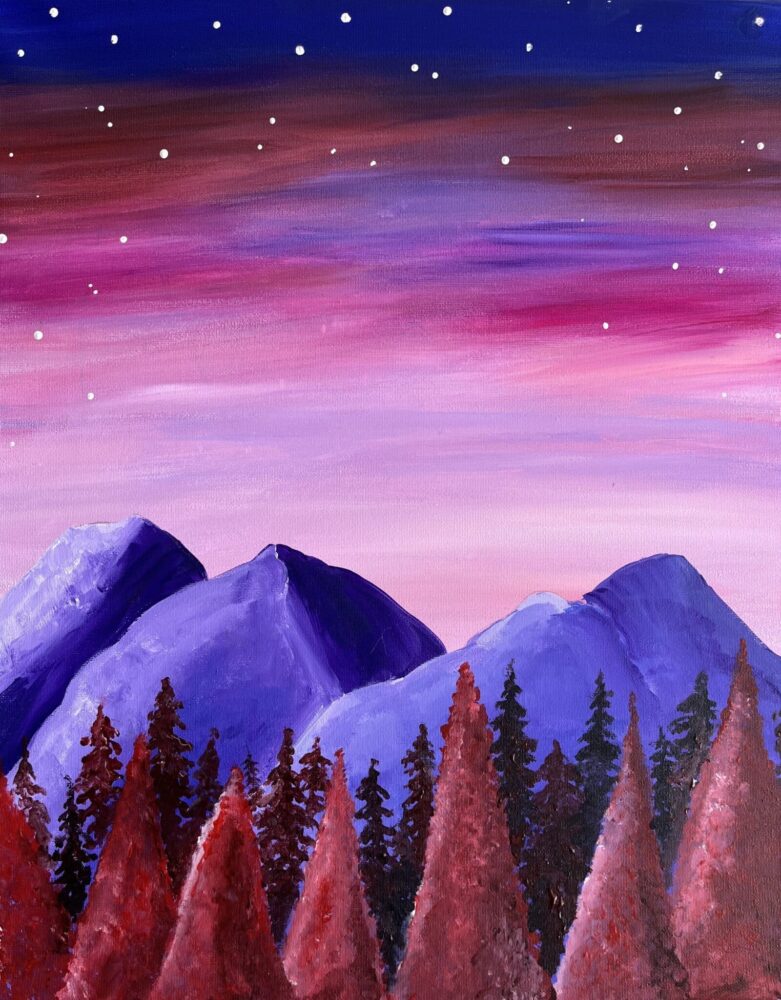 Immerse yourself in a world of creativity and fun at our paint and sip class. Whether you're on a date, with family or friends, or even as a couple, this indoor activity promises to be memorable. Let your artistic side shine as you paint away the stress of the day in a relaxed and social setting. Join us for a creative experience like no other!