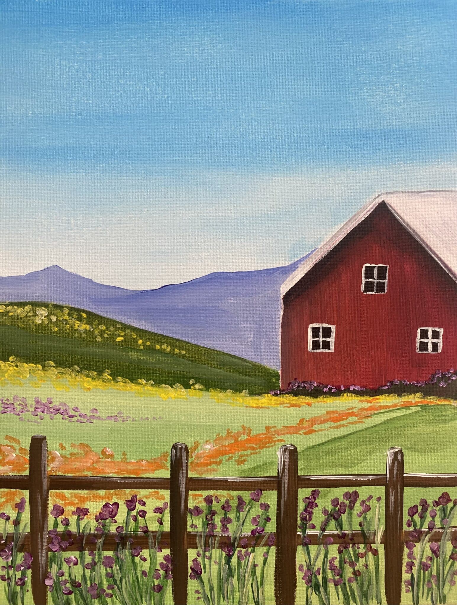 barn day paint and sip
