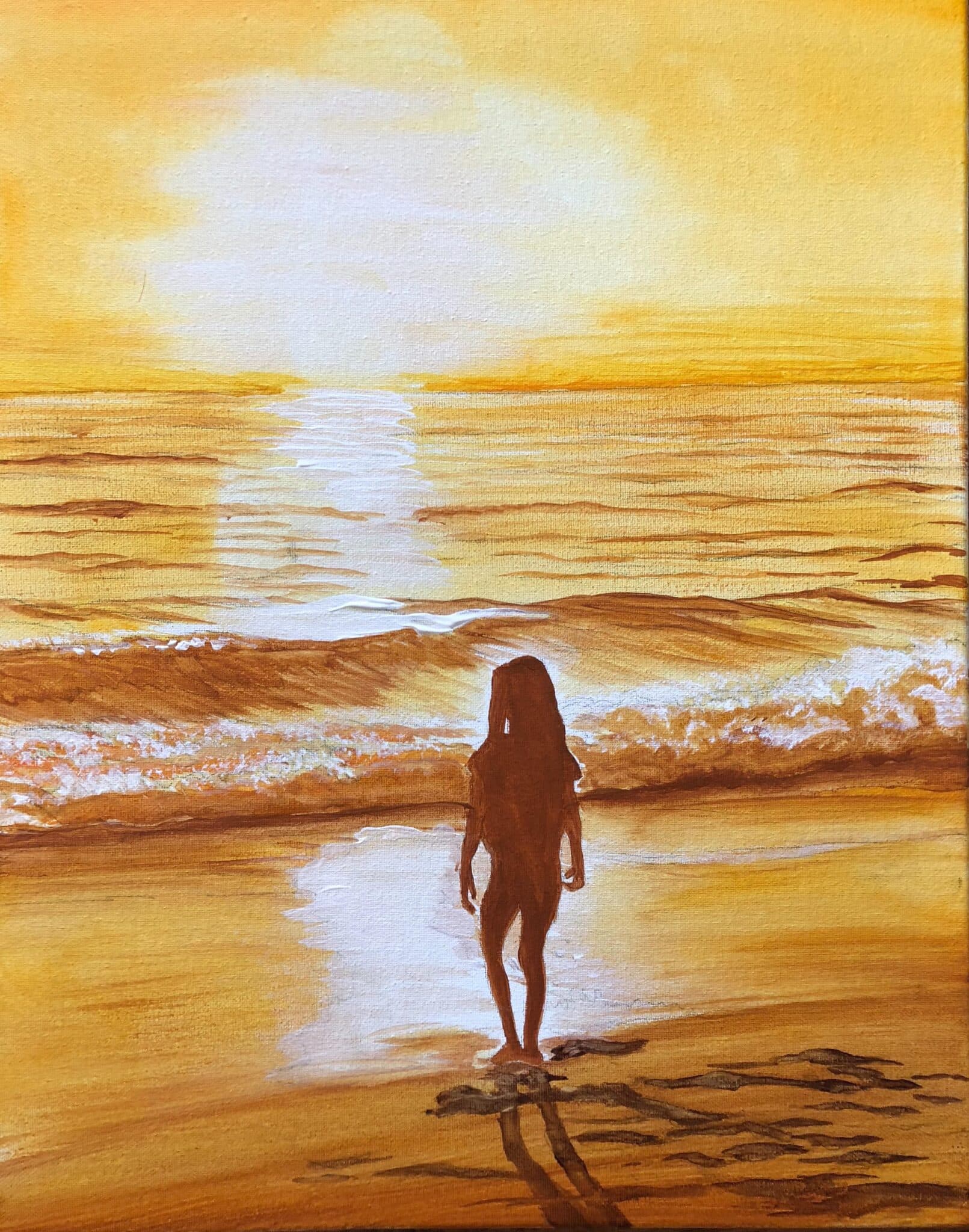 Beach girl  – Painting Party