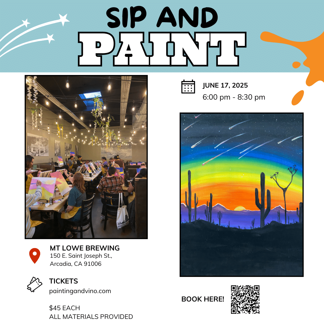 Desert Nights Paint and Sip