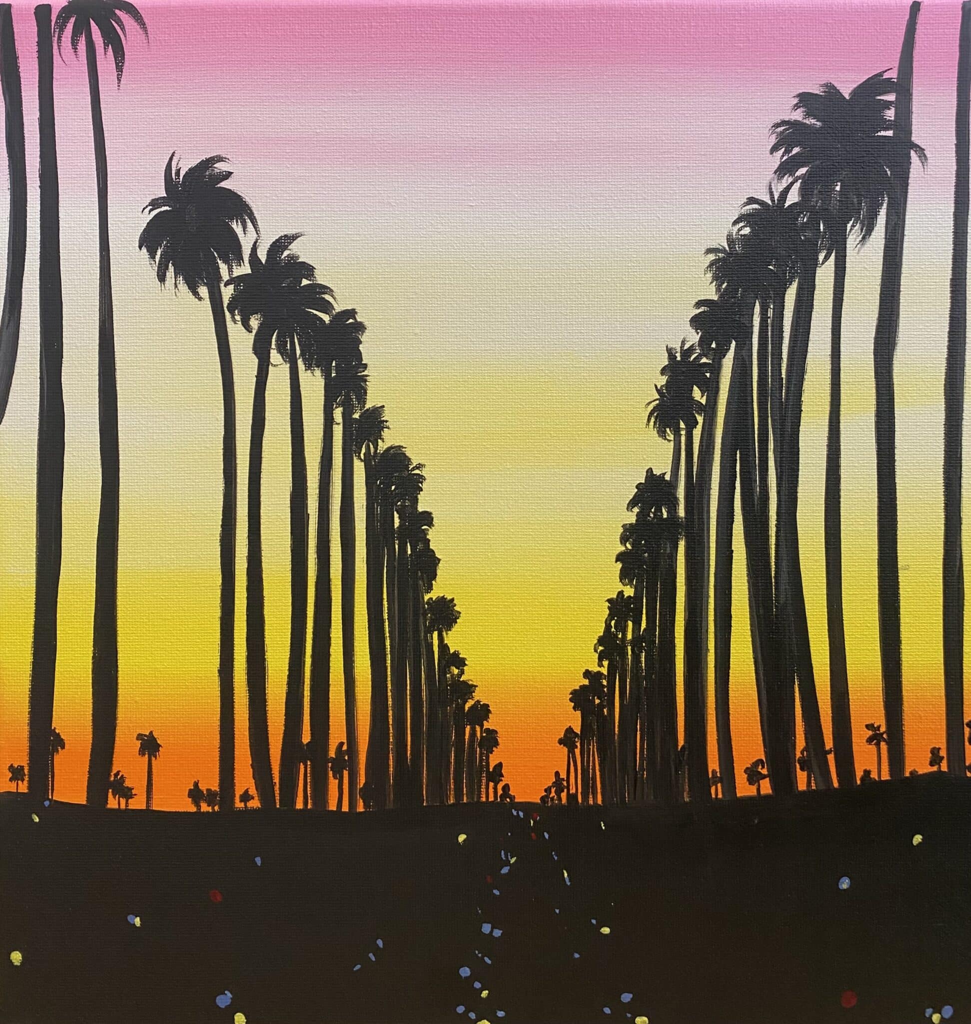 Palm Tree Drive Paint and Sip Night