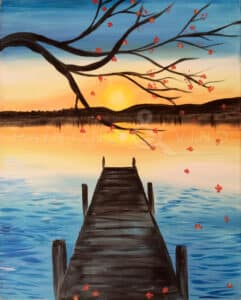 PAINT AND SIP – CHERRY BLOSSOM PIER –  THE LANDING SFO