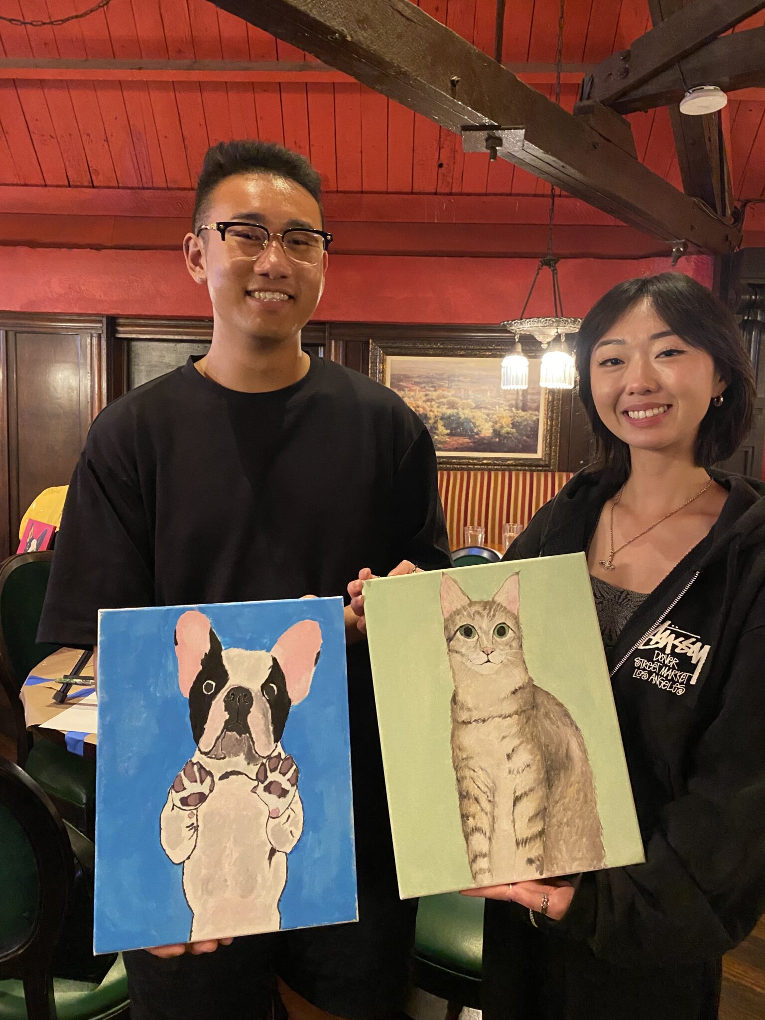 Paint your Pet with Custom Traced Canvas