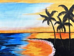 San Diego Sunset - Paint and SIp - Carlsbad
