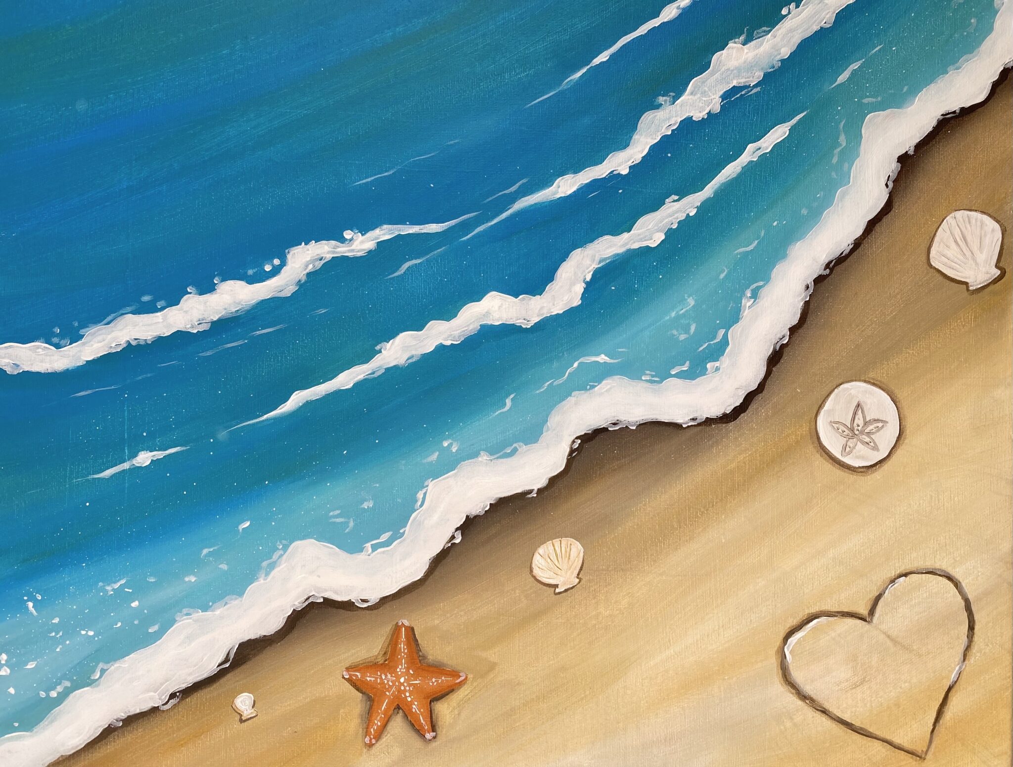 Beach Shore Finds Paint and Sip!