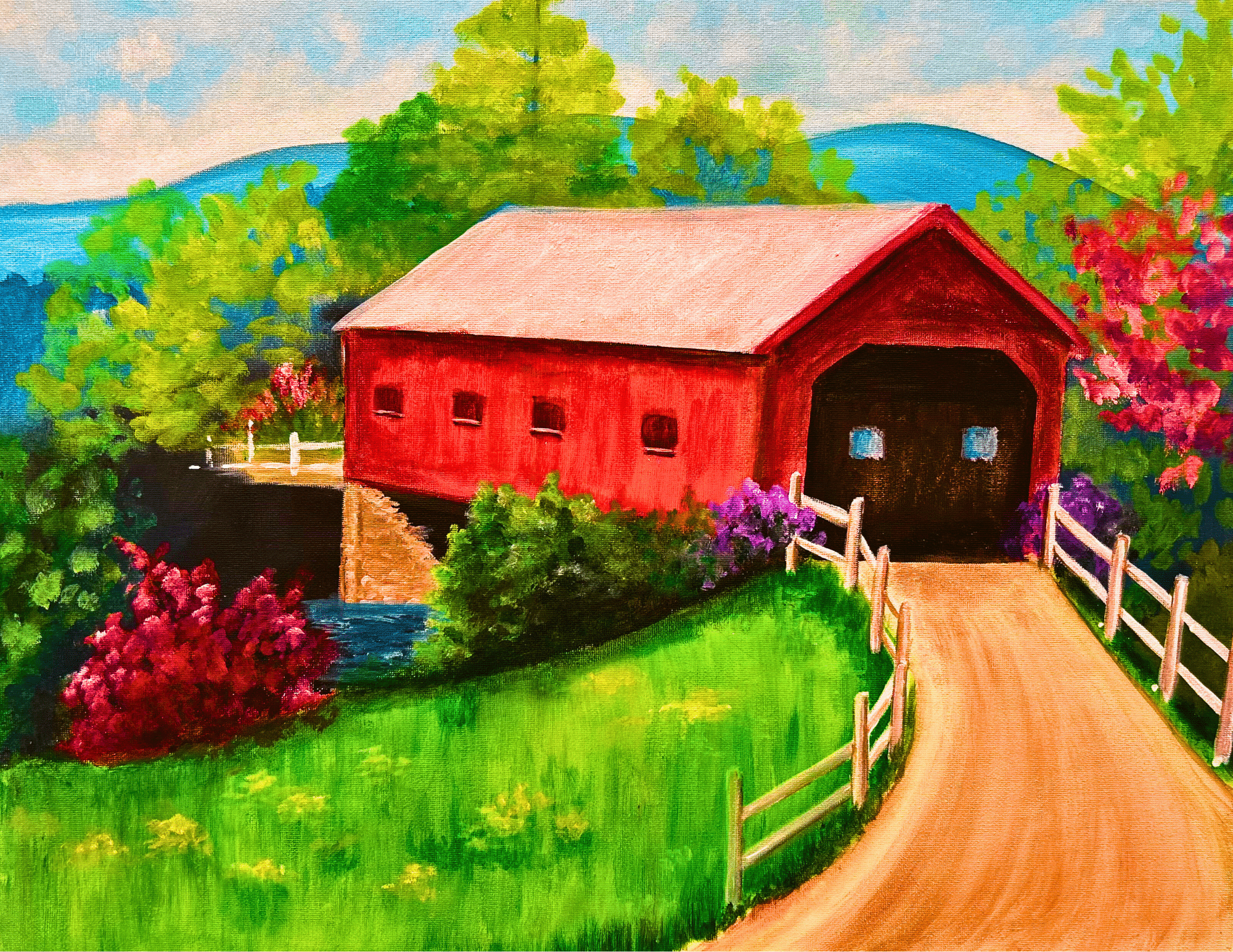 Country Roads – Paint and Sip