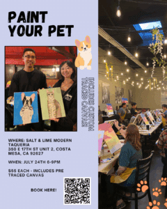 Paint your Pet with Custom Traced Canvas