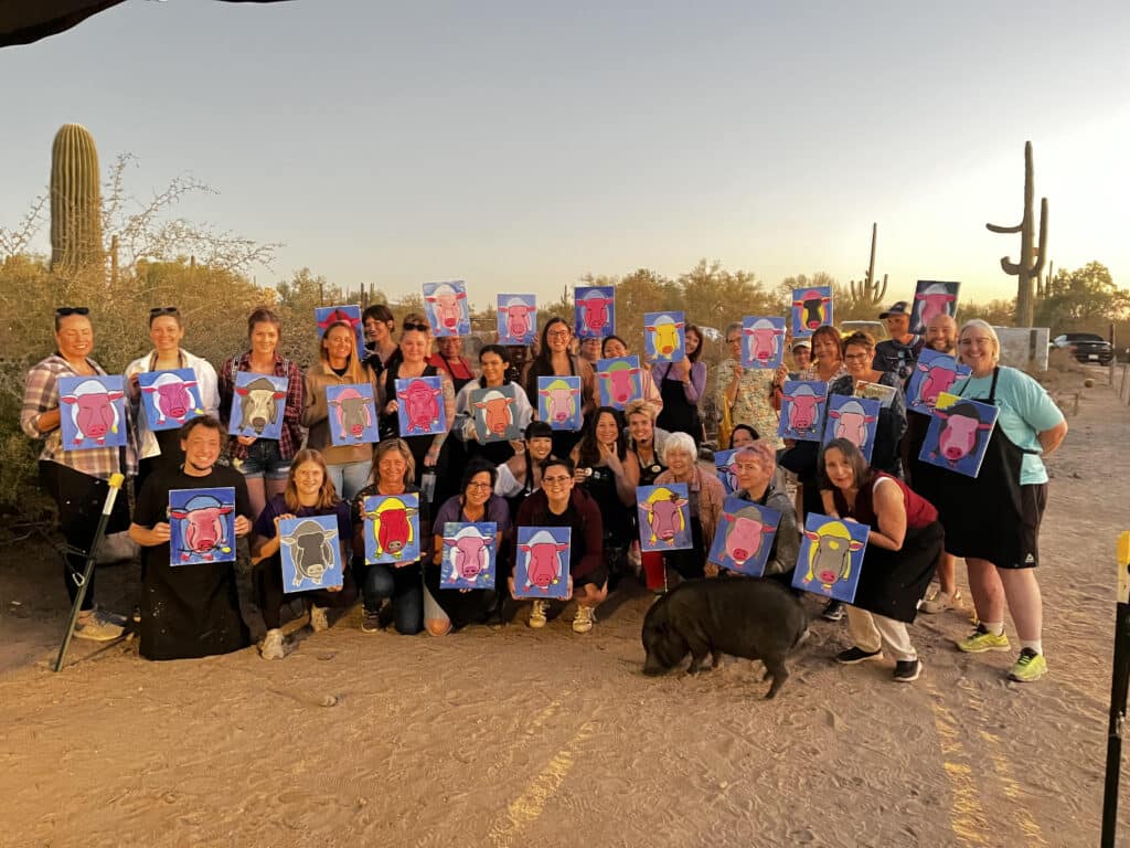 Immerse yourself in a world of creativity and fun at our paint and sip class. Whether you're on a date, with family or friends, or even as a couple, this indoor activity promises to be memorable. Let your artistic side shine as you paint away the stress of the day in a relaxed and social setting. Join us for a creative experience like no other!