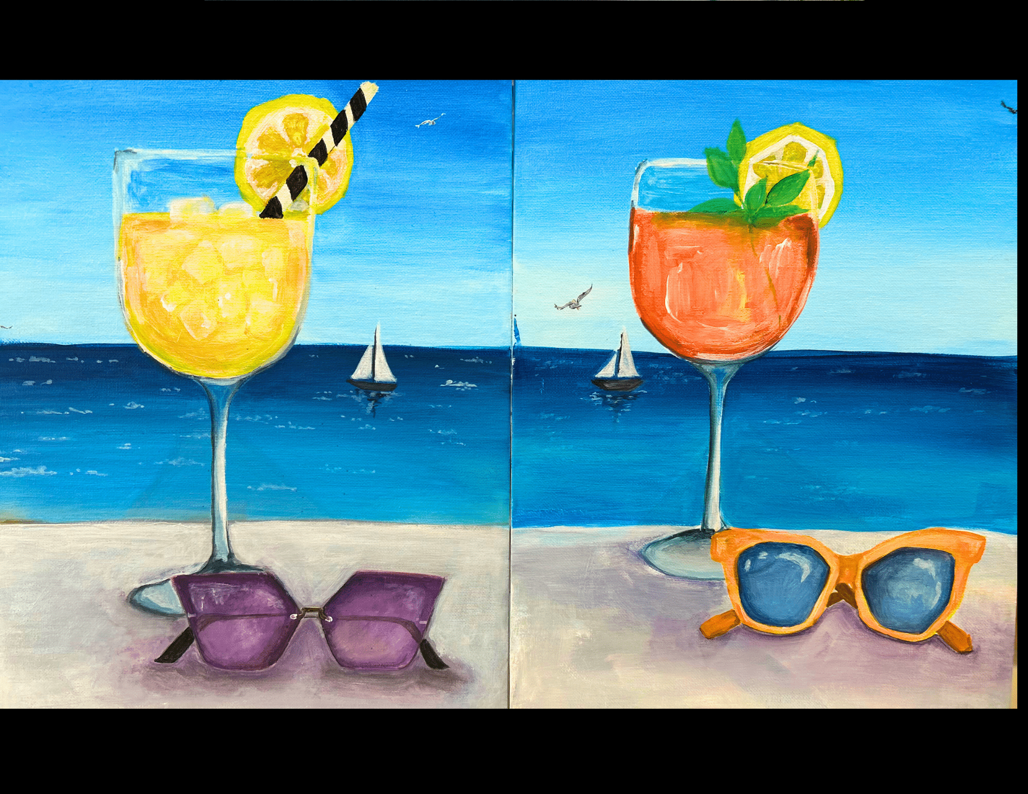 Coastal Views – Sip and Paint