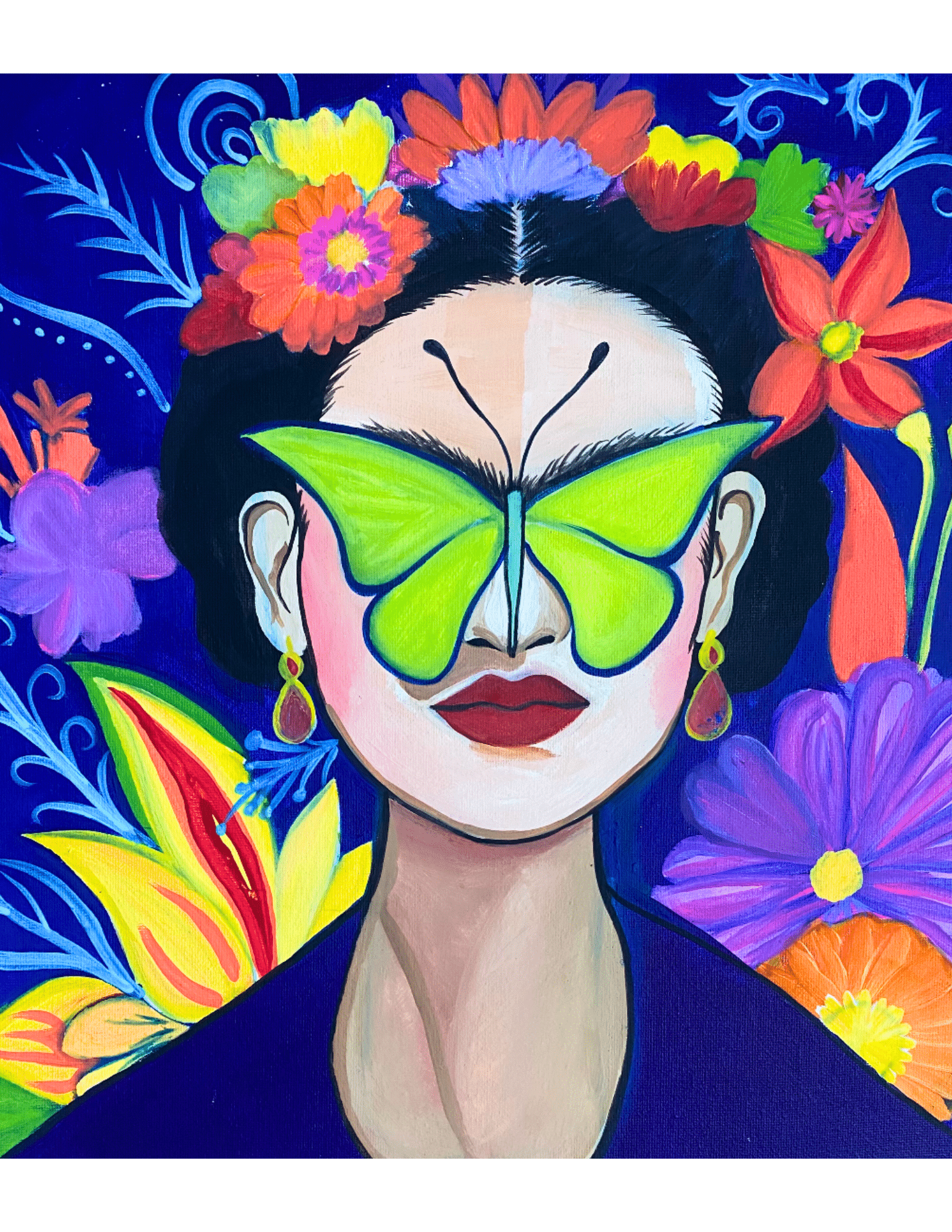 Frida Kahlo – Paint and Sip Brunch