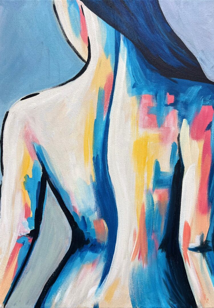 Colorful Figure –  Paint and Sip – San Diego
