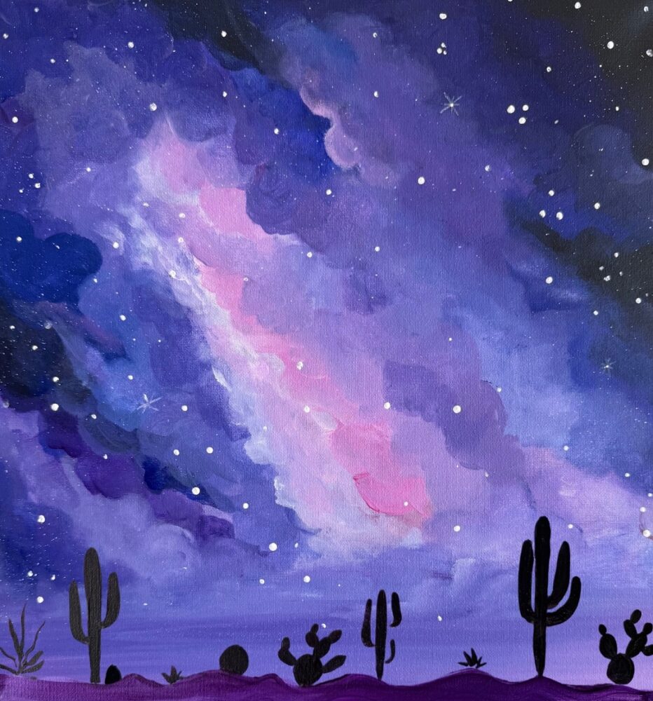 Desert Sky Paint and Sip Night at Reforma