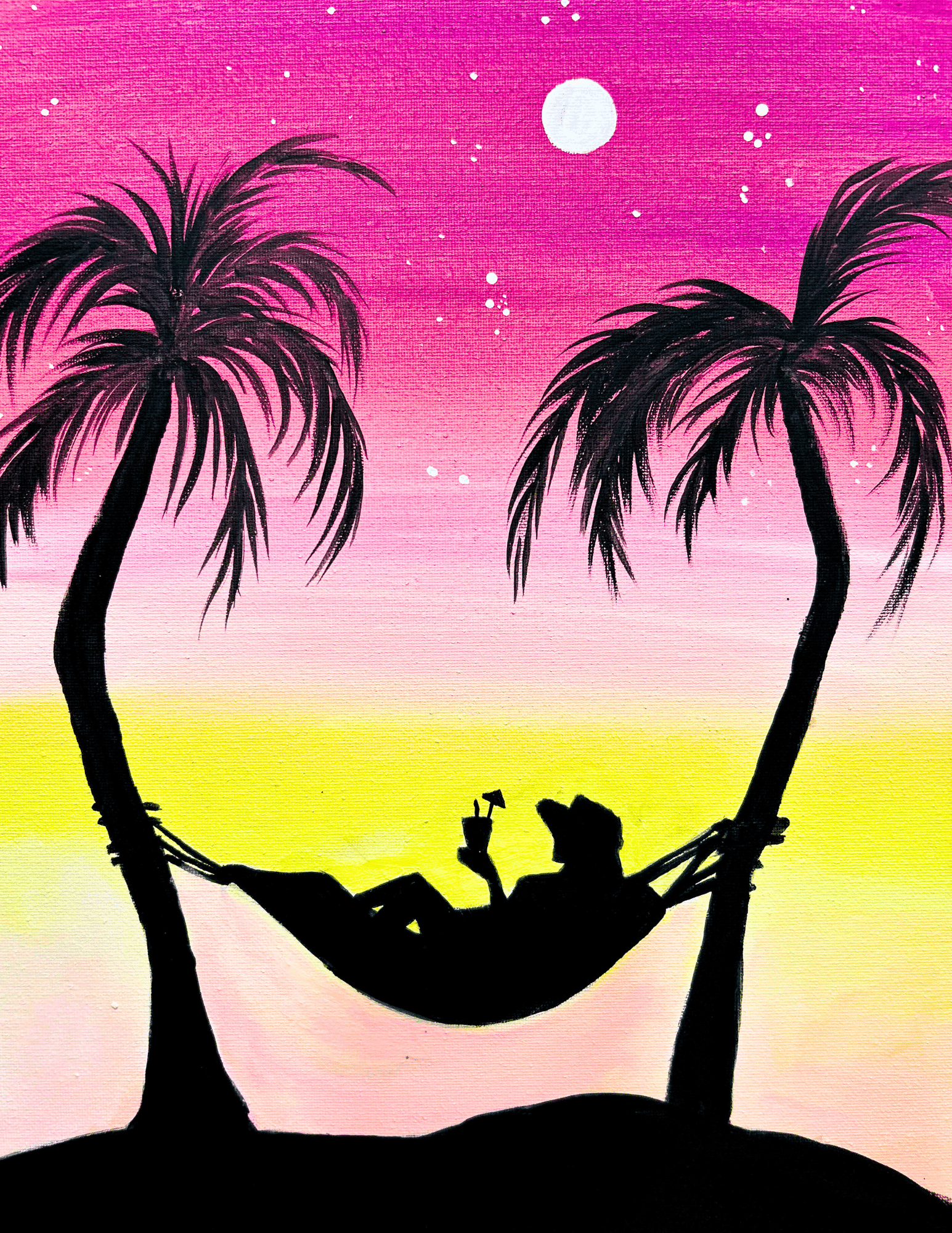 “Mahalo” – Paint and Sip