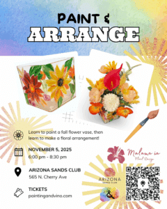 Paint and Arrange at Arizona Sands Club