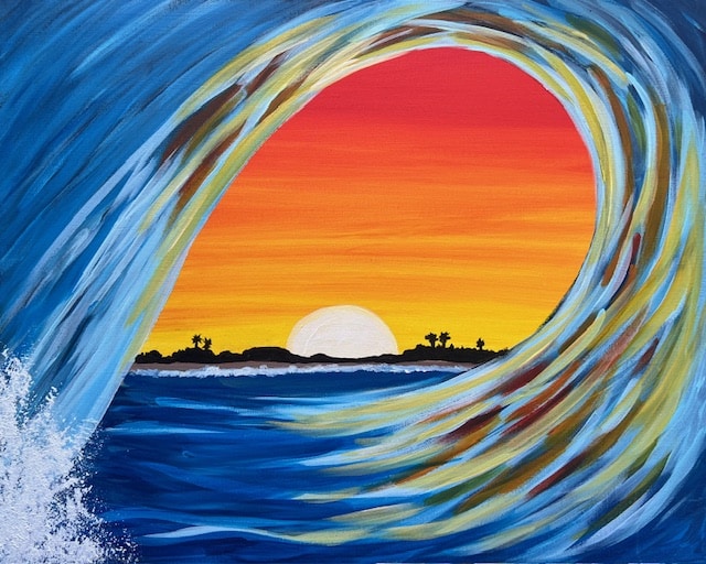 Ride the Barrel –  Paint and Sip Oceanside
