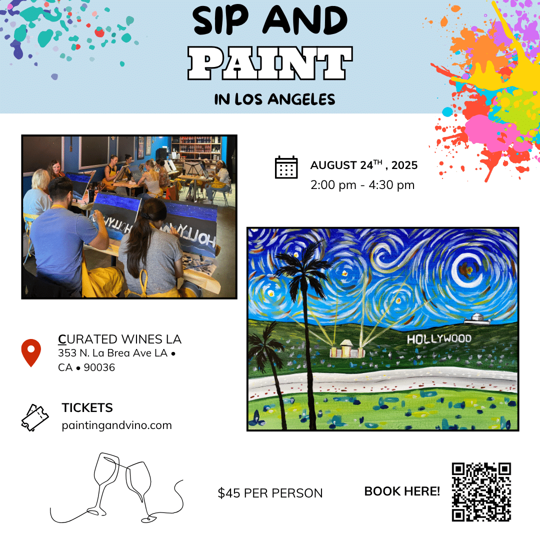 Starry Night in Hollywood Paint and Sip
