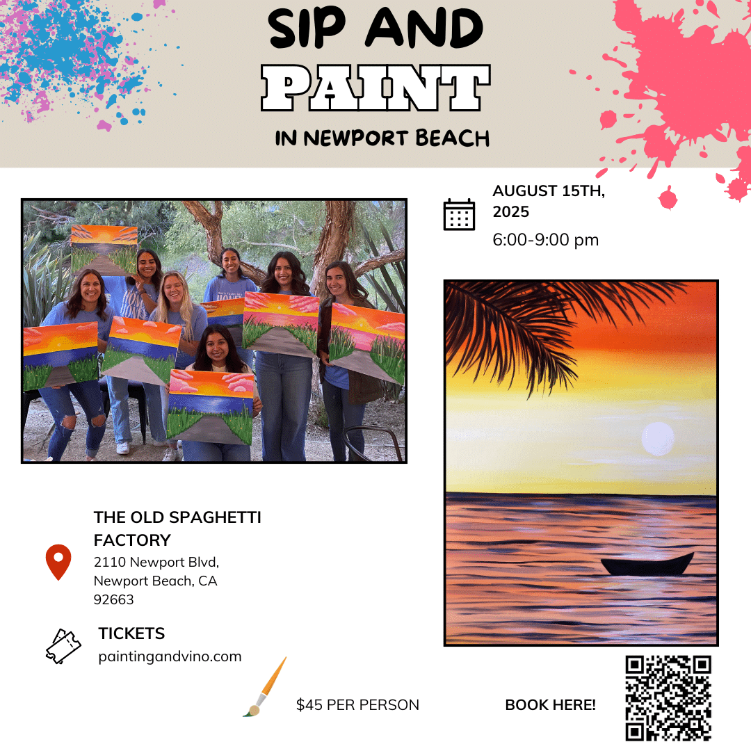 Tropical Oasis paint and sip