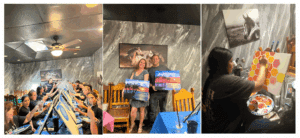 Painting and Vino Sacramento at Back Forty Texas BBQ Paint and Sip painting events.
