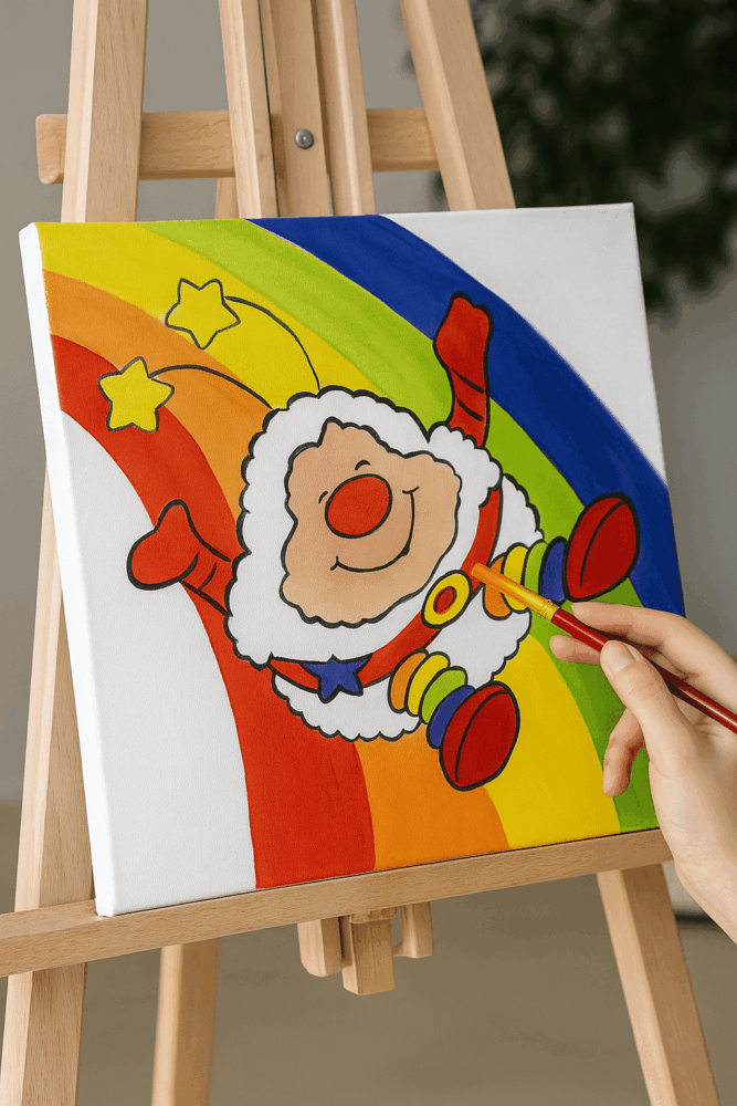 Character Paint Night – Includes Canvas Traced With Your Favorite Character