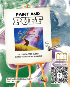 Paint and Puff: Celestial Tree Painting 🎨🍃