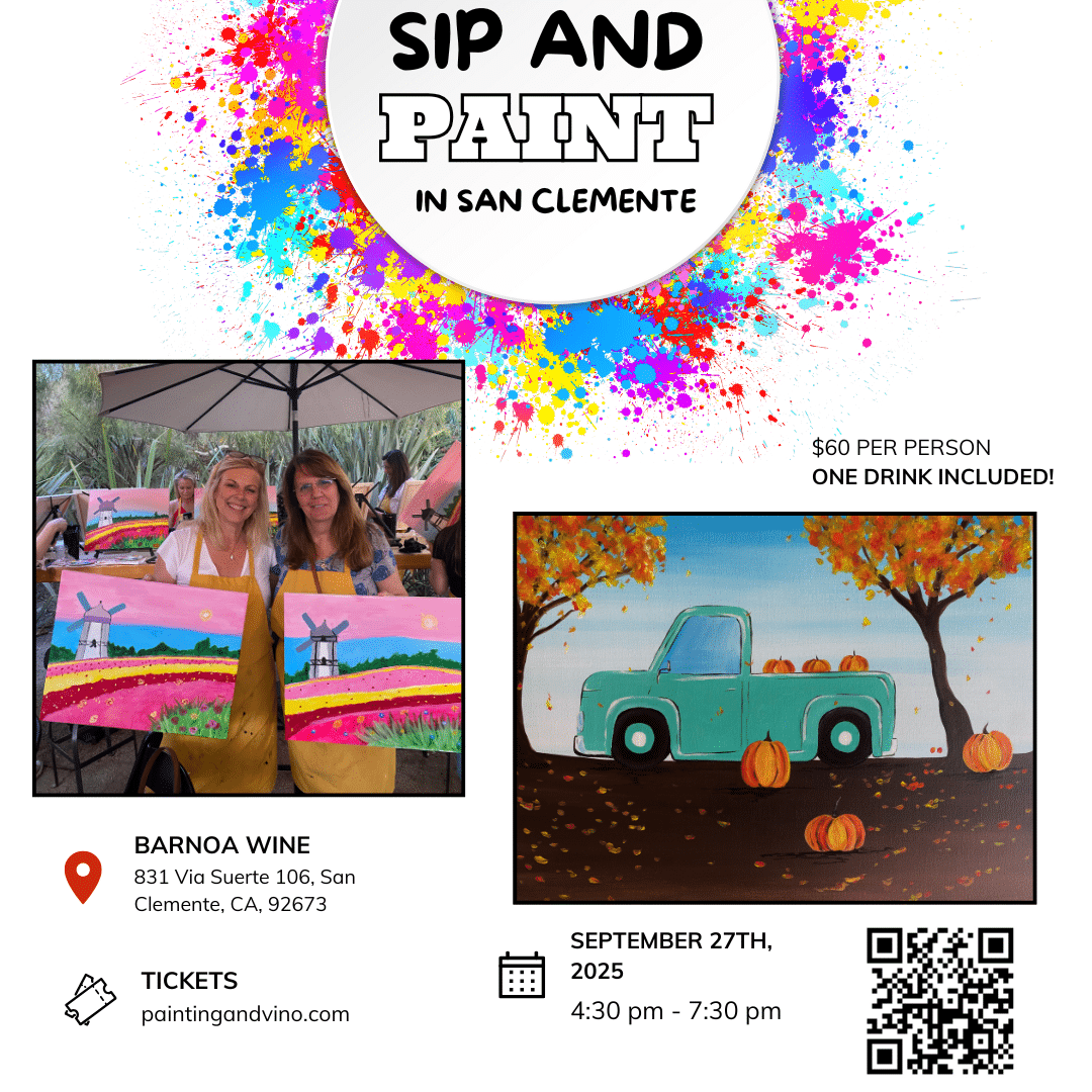Autumn Pumpkins Paint and Sip