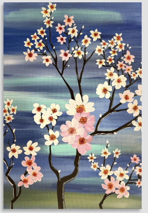Cherry blossoms  – Painting Party