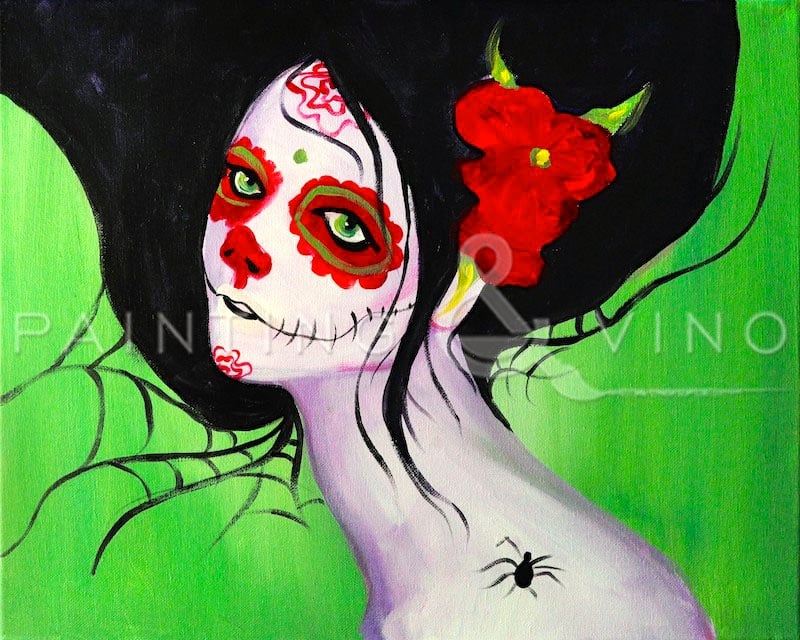 Day of the Dead- Paint and Sip- Dress up event!