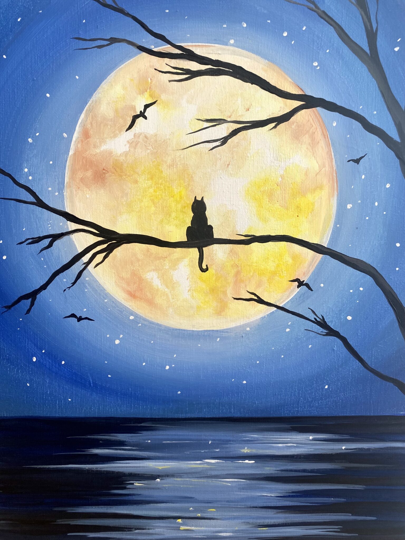 Spooky Night Paint and Sip